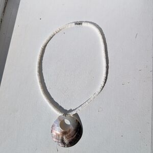 Elegant White Shell Beaded Necklace